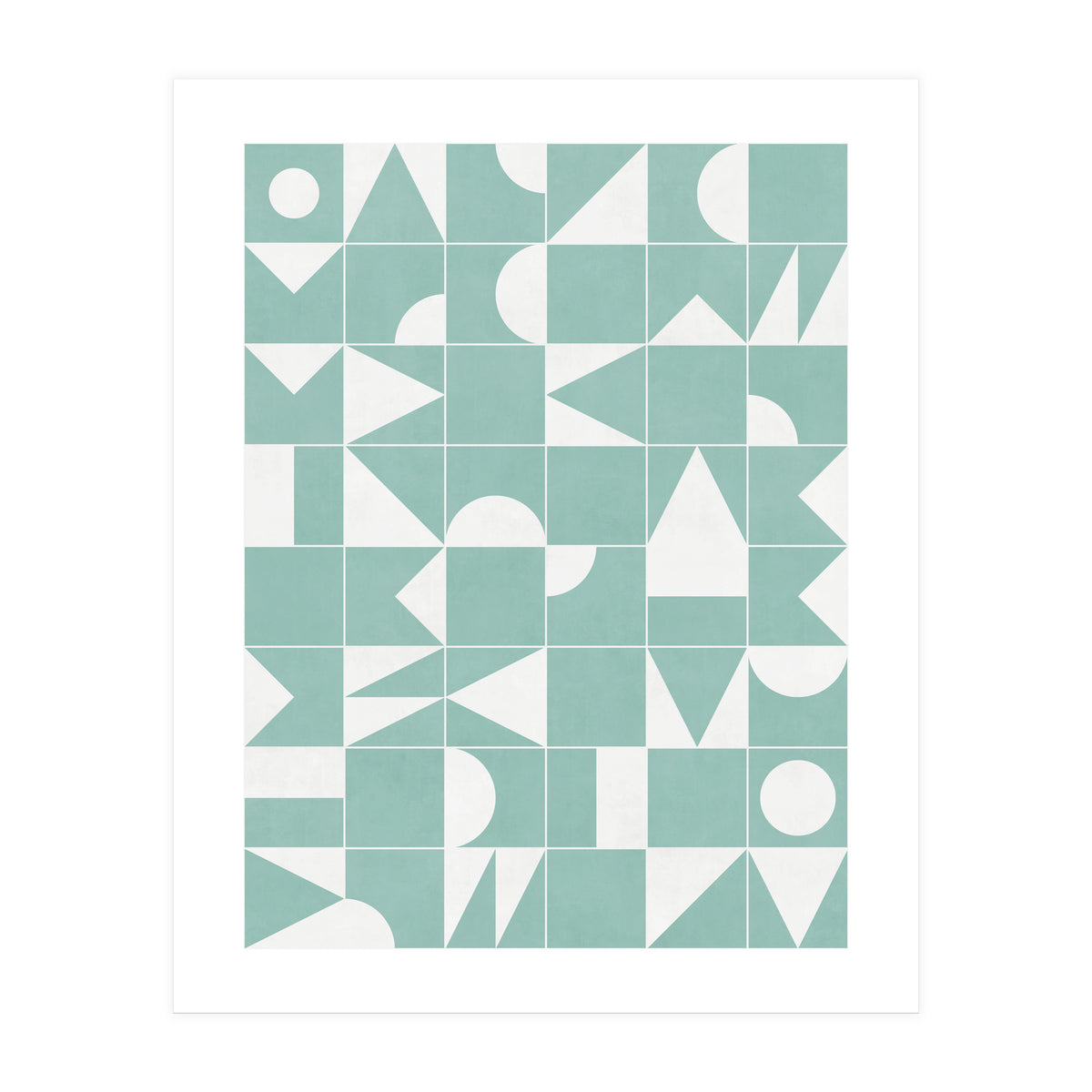 My Favorite Geometric Patterns No.16 - Light Blue (Print Only)