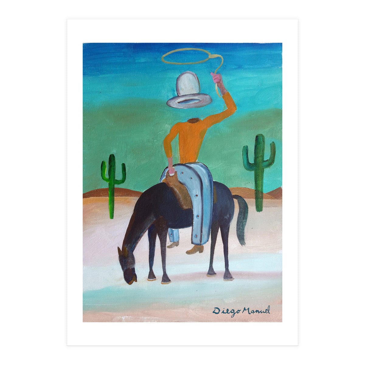 Johnny Herradura A Caballo 2 (Print Only)