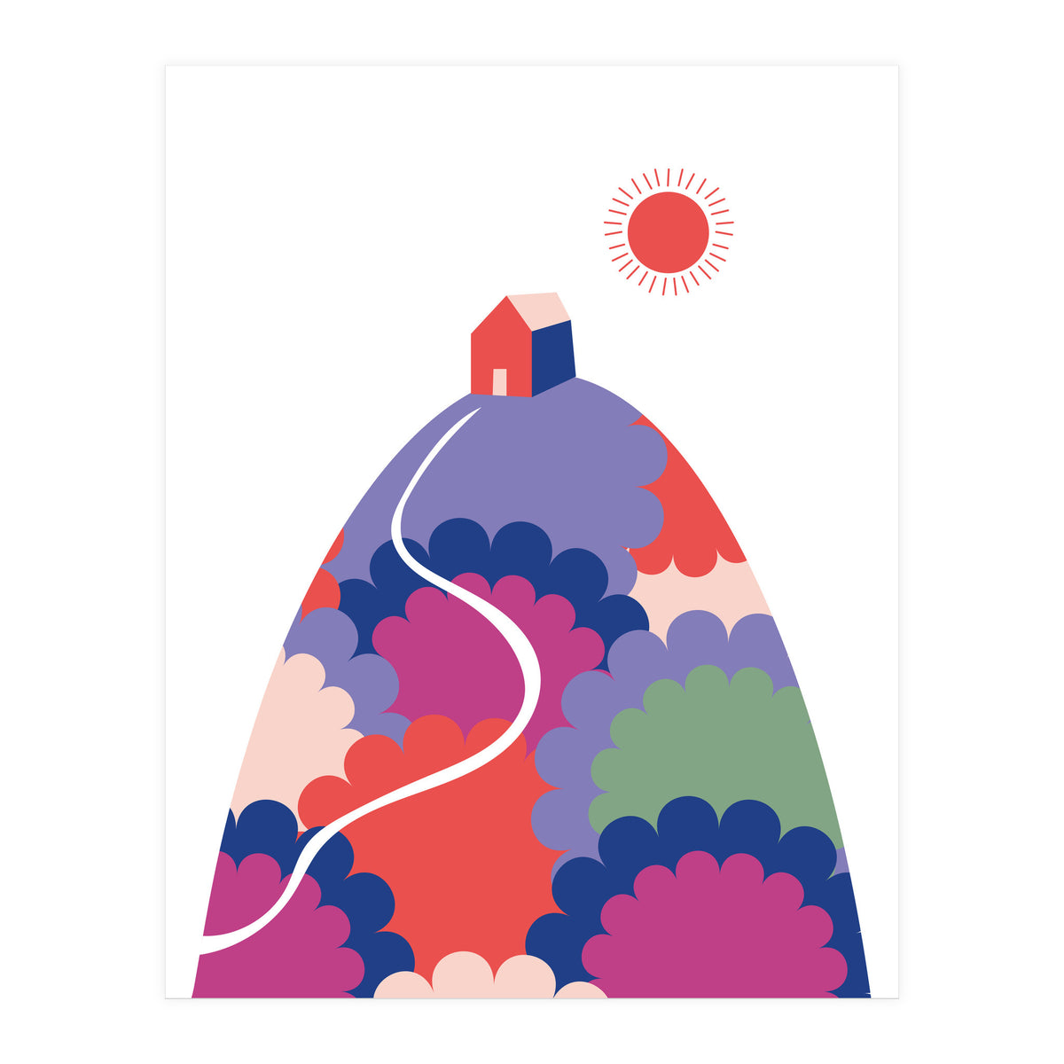 Dream House 1 Rgb  White (Print Only)