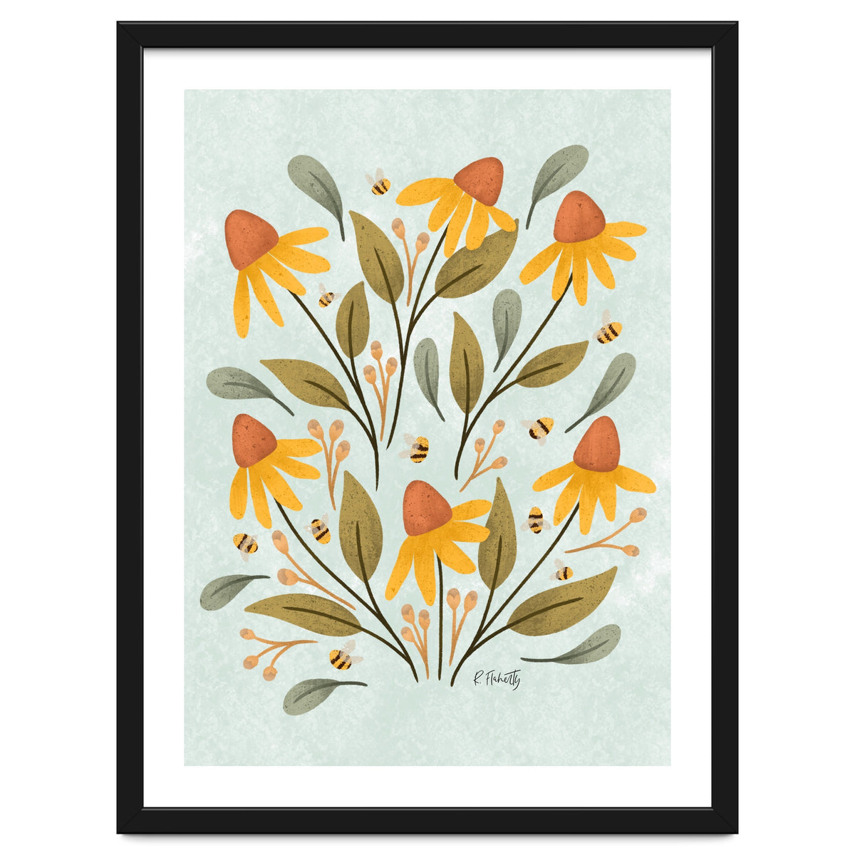 Daisies and Bumblebees