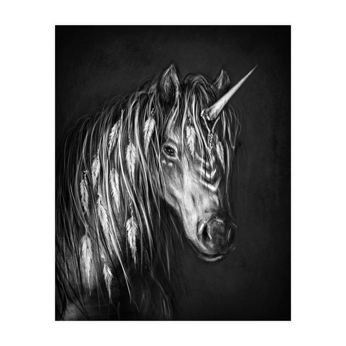 Gothic Unicorn (Print Only)