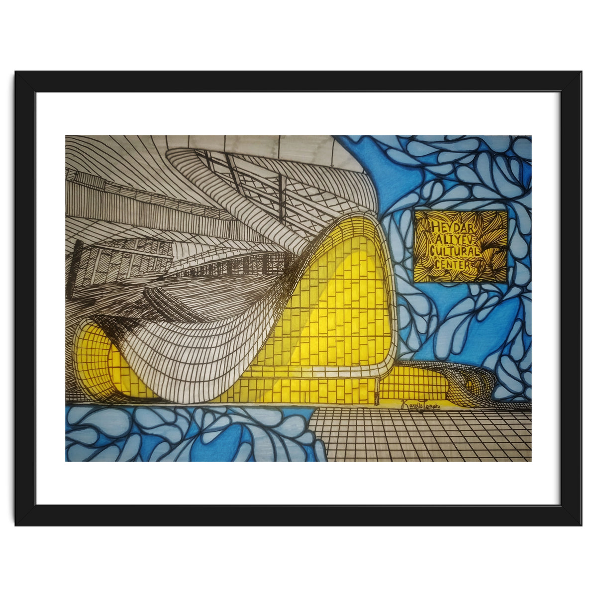 Heydar Aliyev Center Coloured