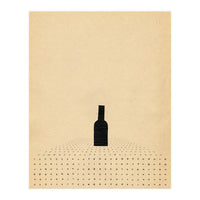 Wine bottle on the table (Print Only)