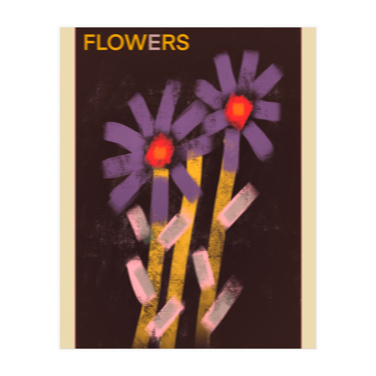 Blurry flowers  (Print Only)