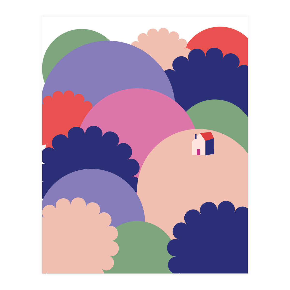 Mediterranean Landscape 3 Rgb  (Print Only)