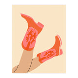 Cowgirl Boots Risography (Print Only) thumbnail