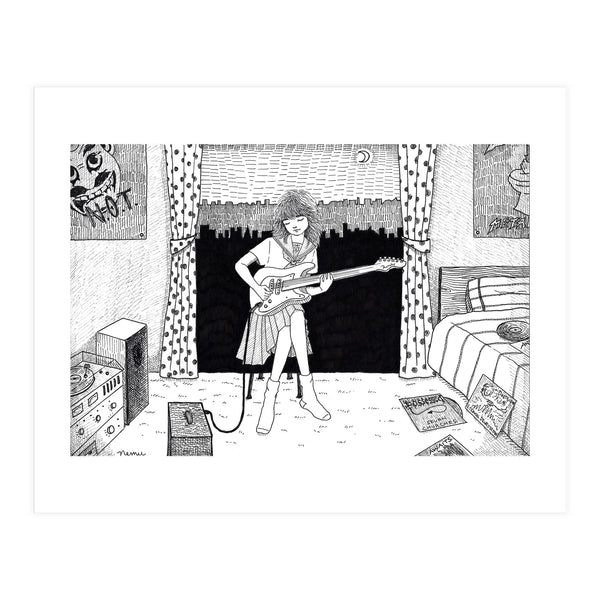 Teenager's Room In The 80's (Print Only)