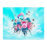 Floral Flamingo  (Print Only) thumbnail