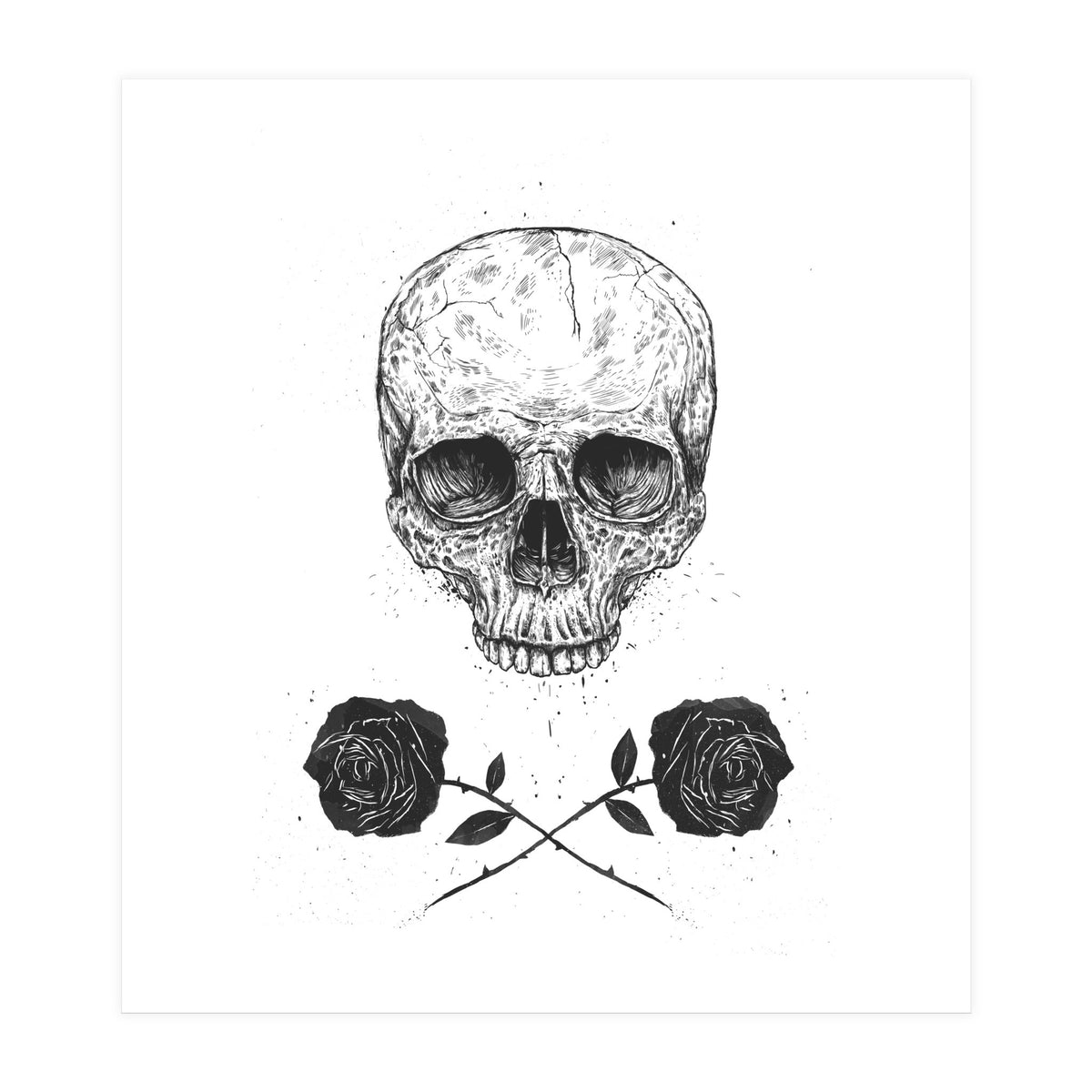 Skull N Roses (Print Only)