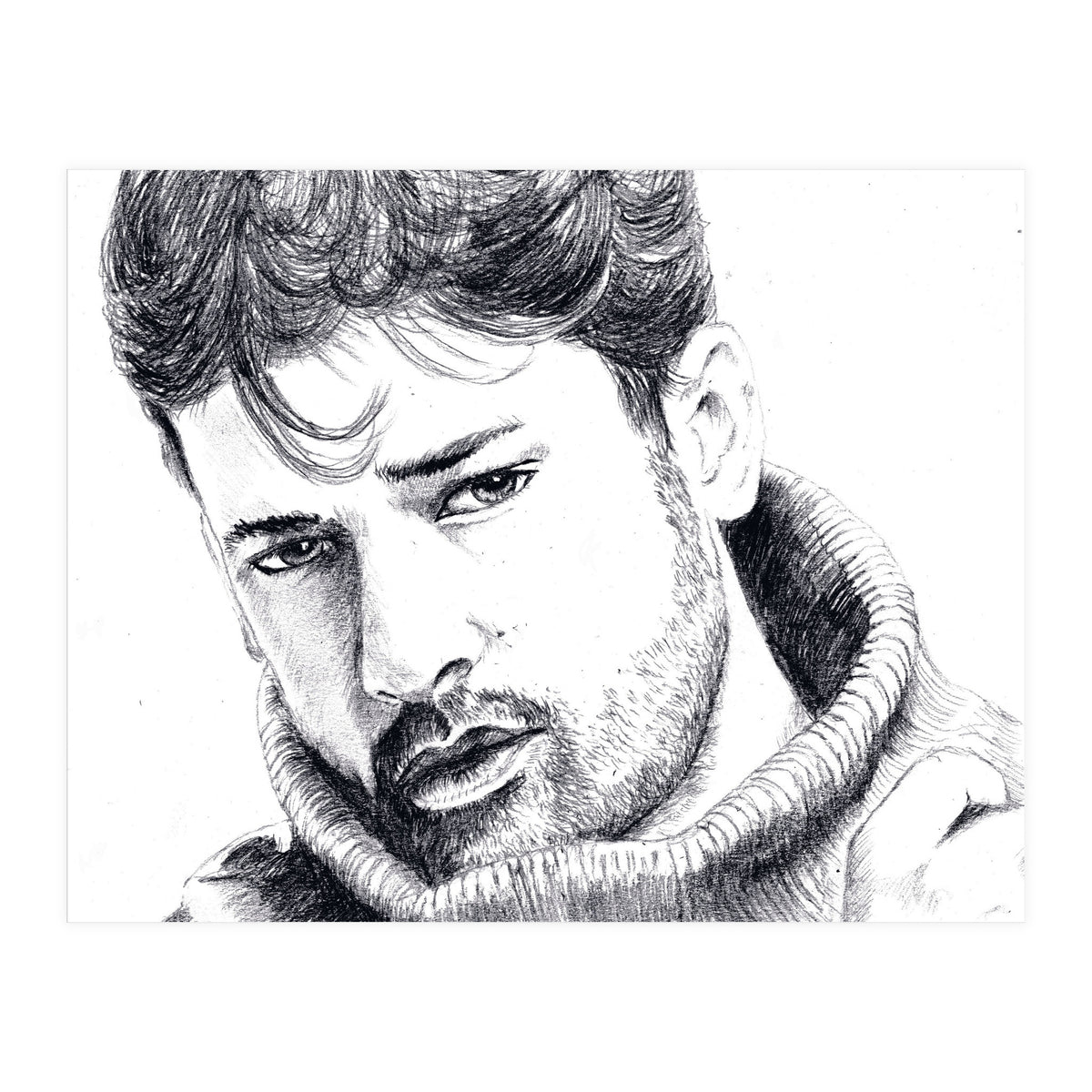 Alp Navruz -Turkish Actor (Print Only)