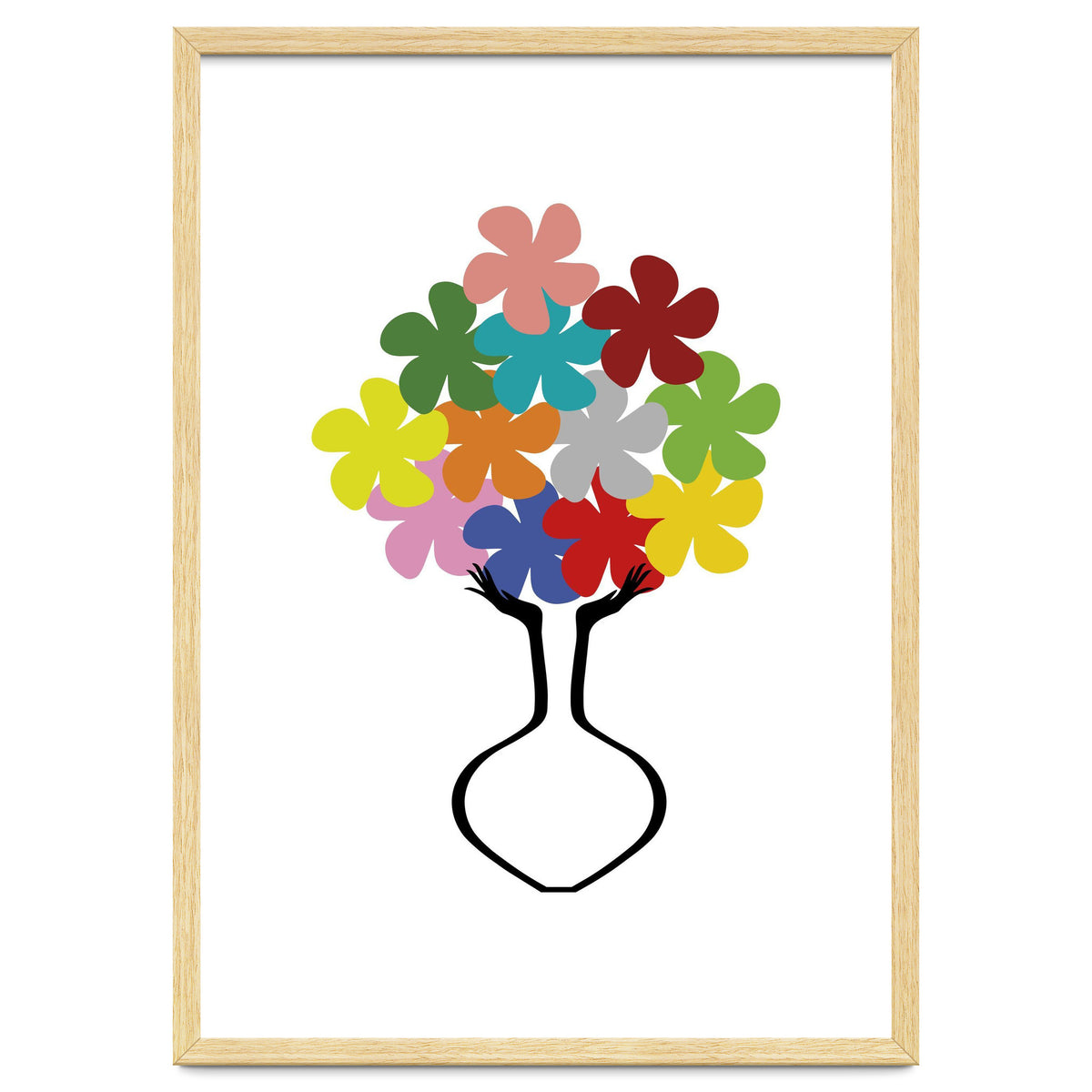 HOLDING SOME FLOWERS