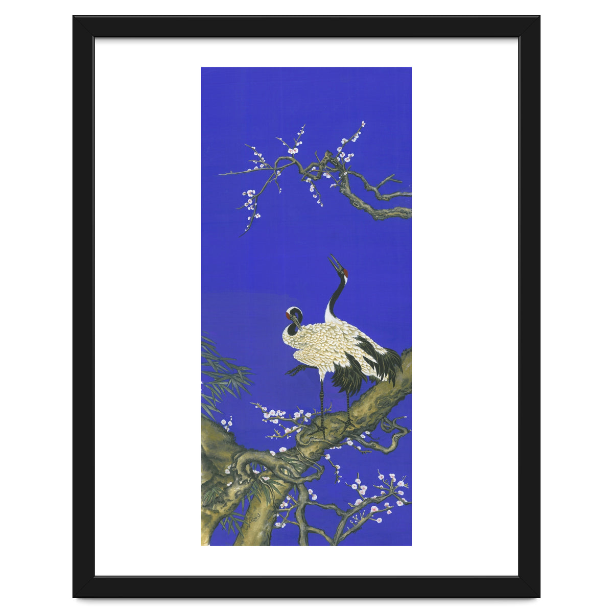 Cranes & Peach Blossom