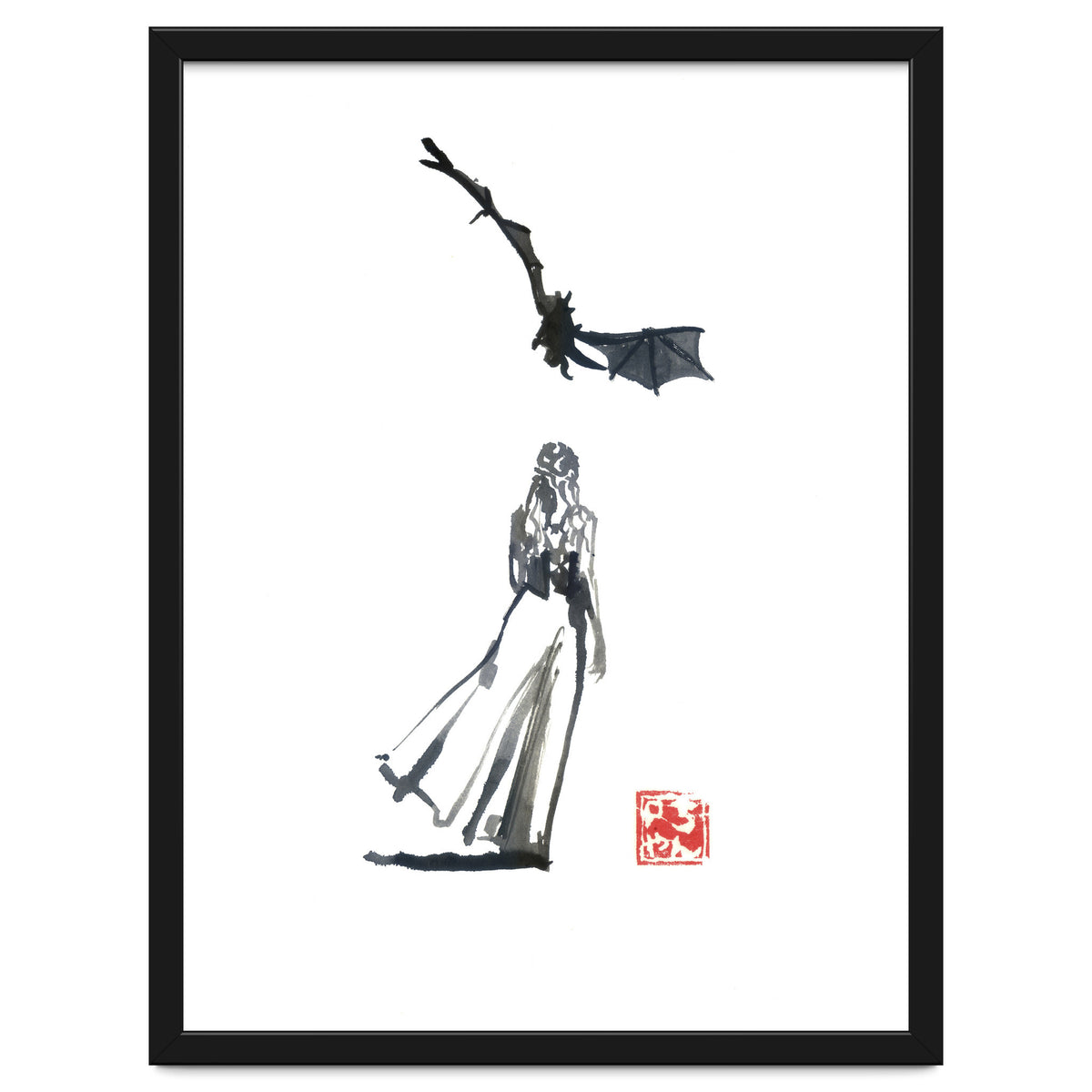 daenerys targaryen and the dragon