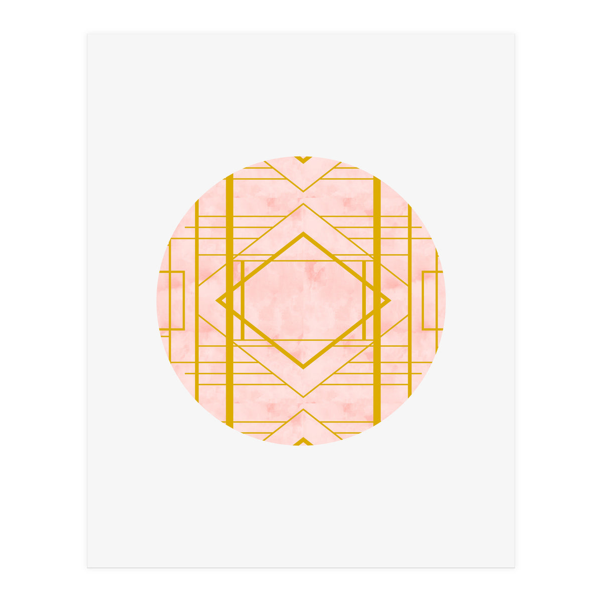 Art Deco Blush (Print Only)
