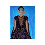 A LADY  WEARING A MAGICAL GOWN (Print Only) thumbnail