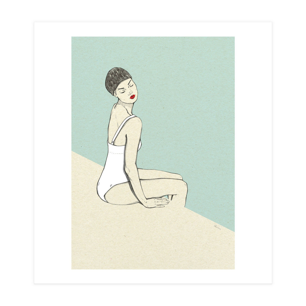 Plywaczka100x70 (Print Only)