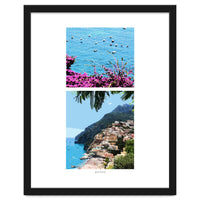 Positano flowers in Paints