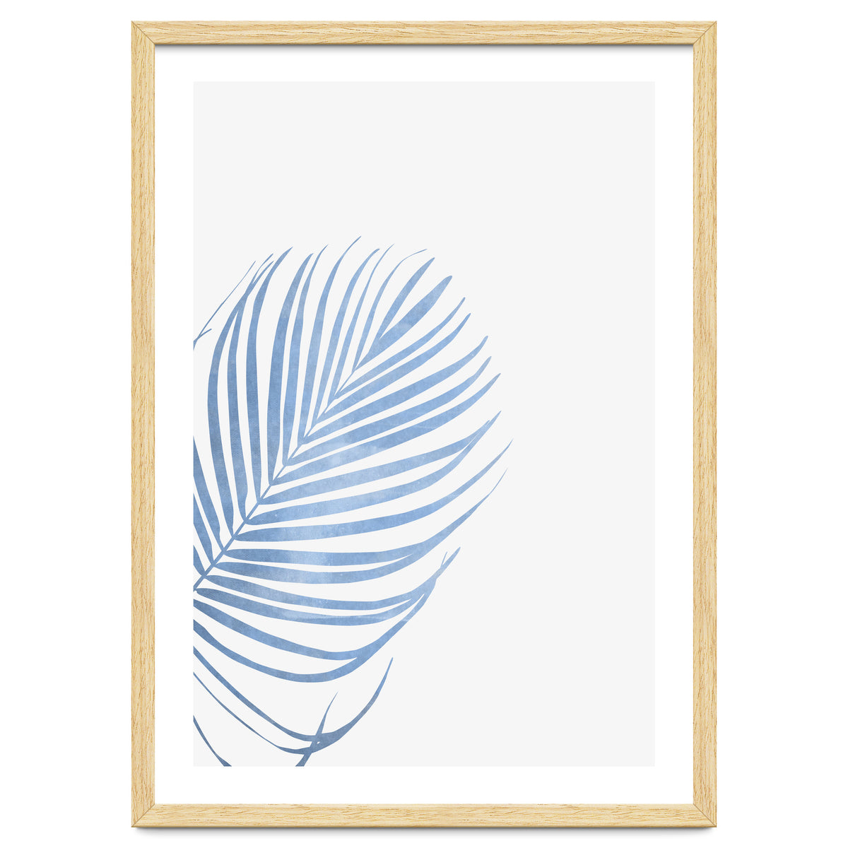 Blue Palm Leaf