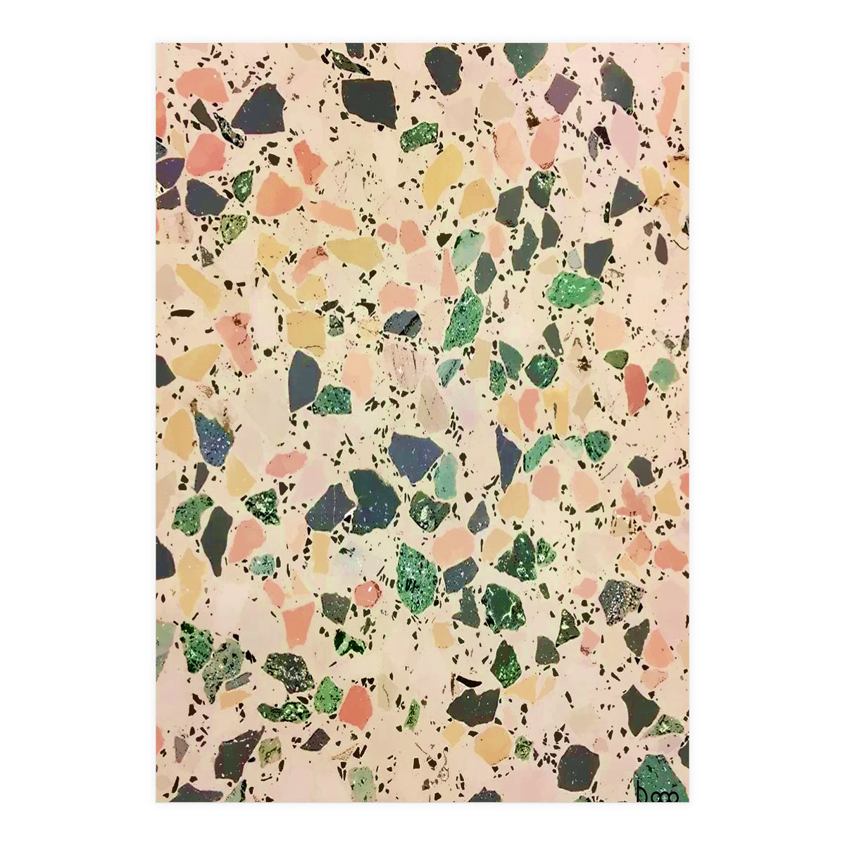 Brown Terrazzo (Print Only)