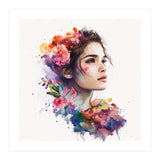 Watercolor Tropical Woman #19 (Print Only) thumbnail