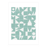 My Favorite Geometric Patterns No.16 - Light Blue (Print Only) thumbnail