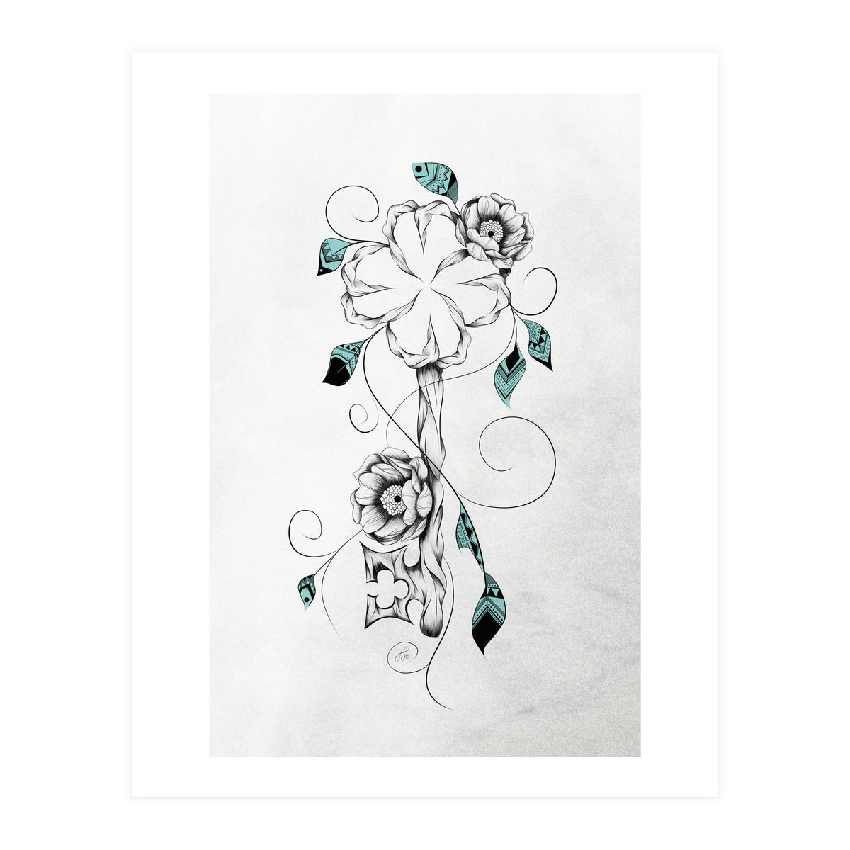 Poetic Key Of Luck (Print Only)