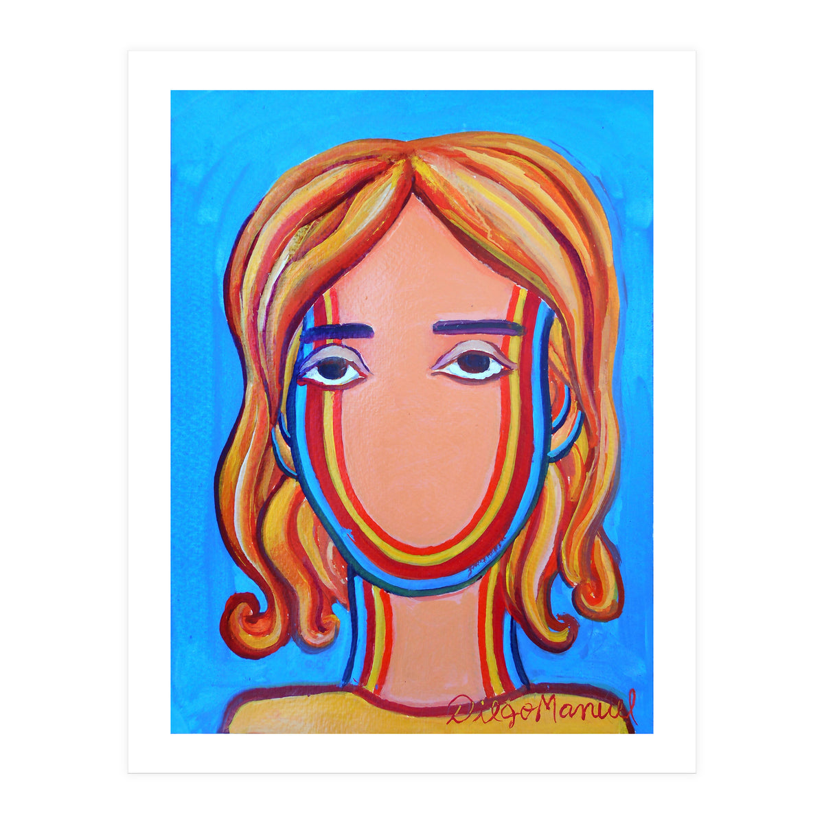Cabeza De Mujer 2  (Print Only)
