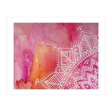 Abstract mandala tye-die - pink (Print Only) thumbnail