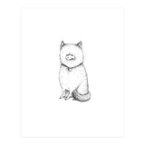 Kitty with a Fish Cracker (Print Only) thumbnail
