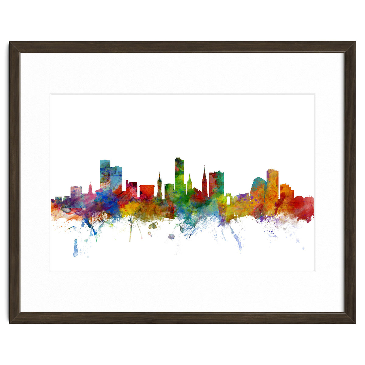 Leicester England Skyline