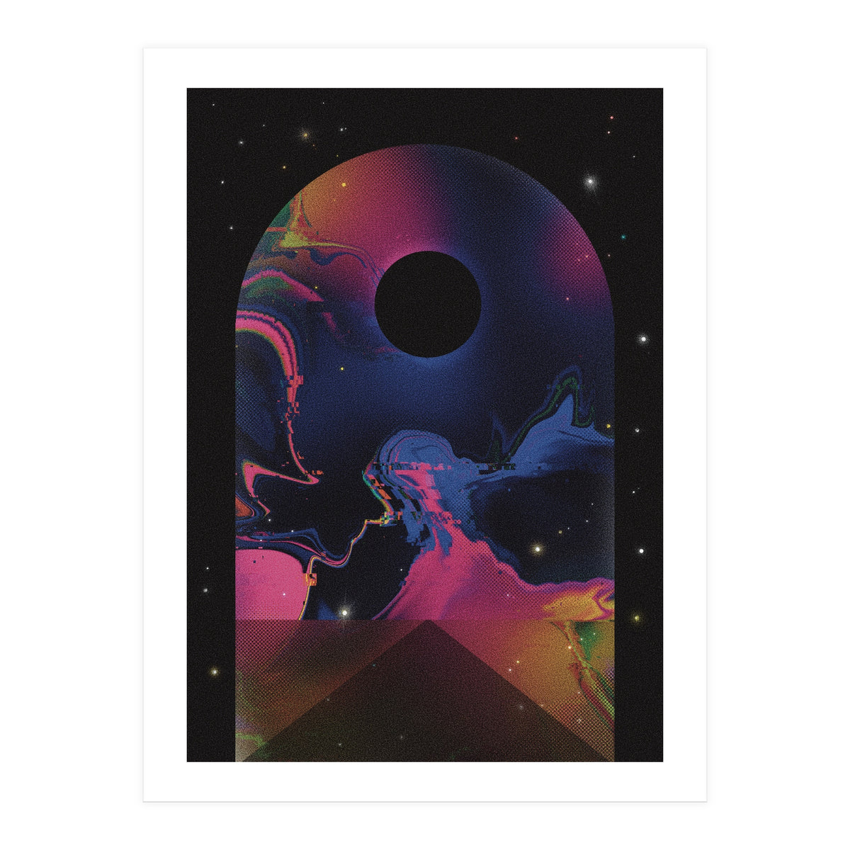 Night Road Landscape (Print Only)