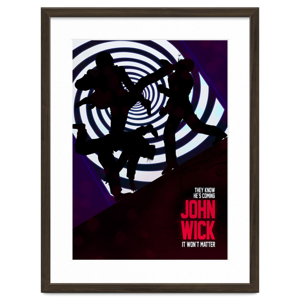 John Wick Minimal Movie Poster