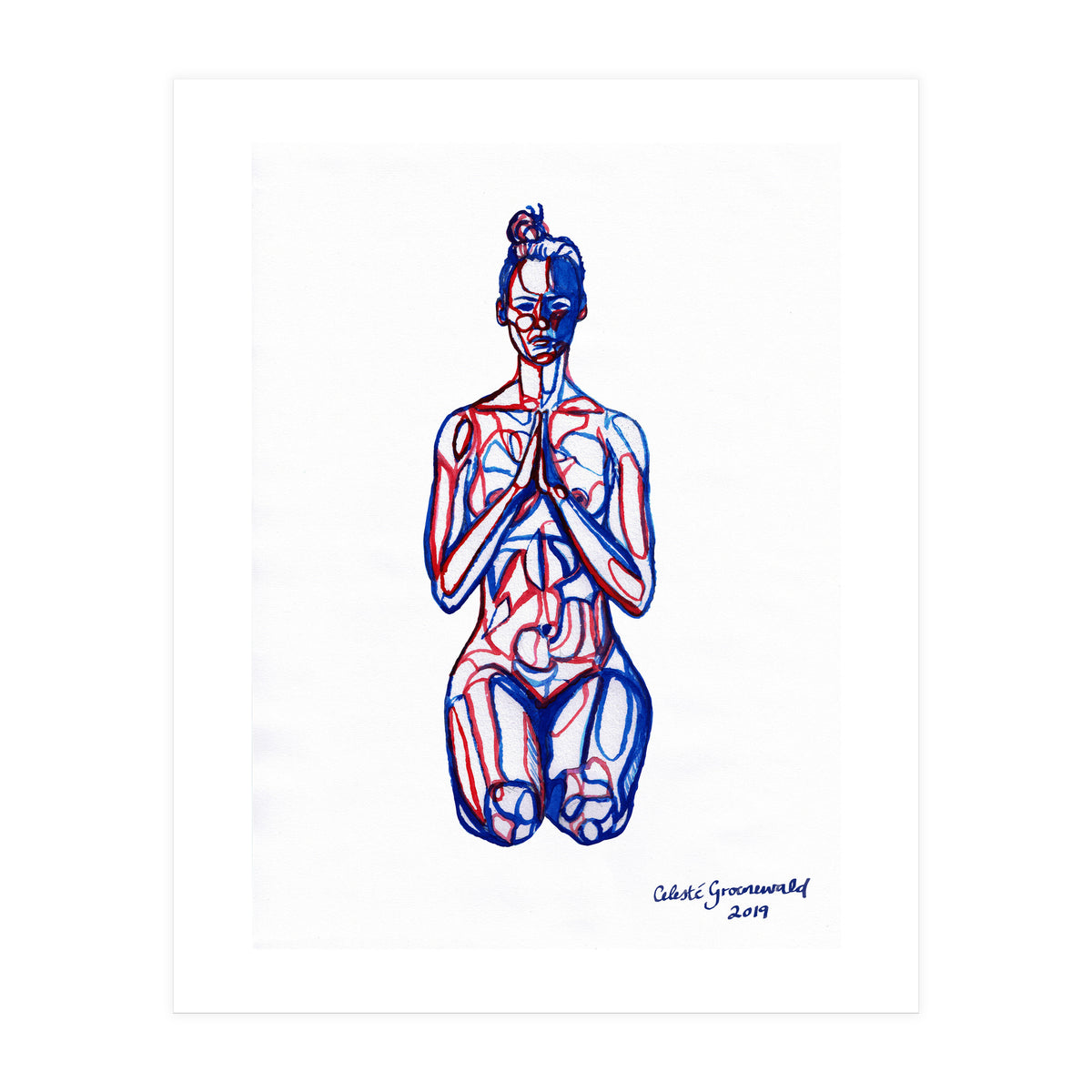 Vajrasana (Print Only)