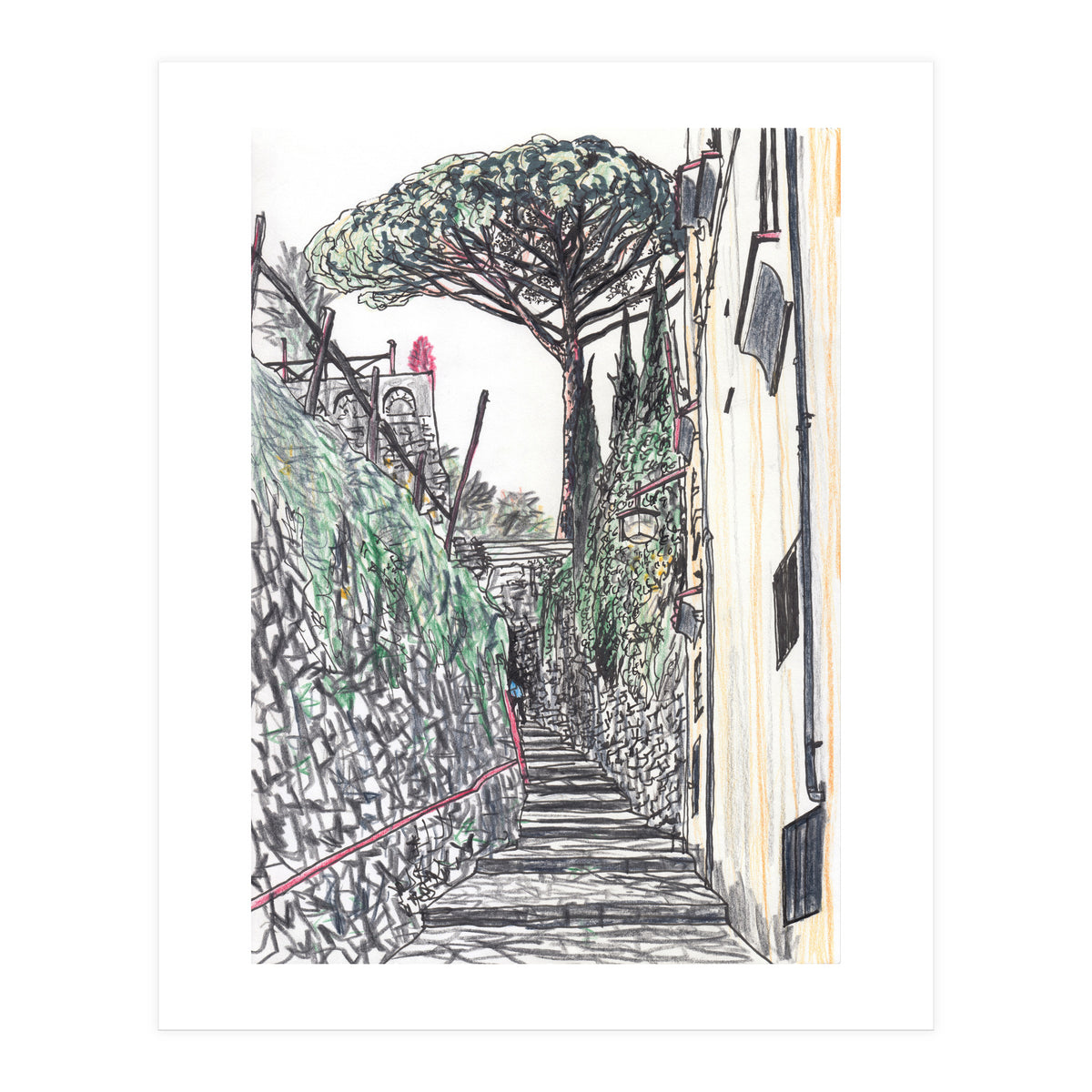 Ravello Stairway To Heaven (Print Only)
