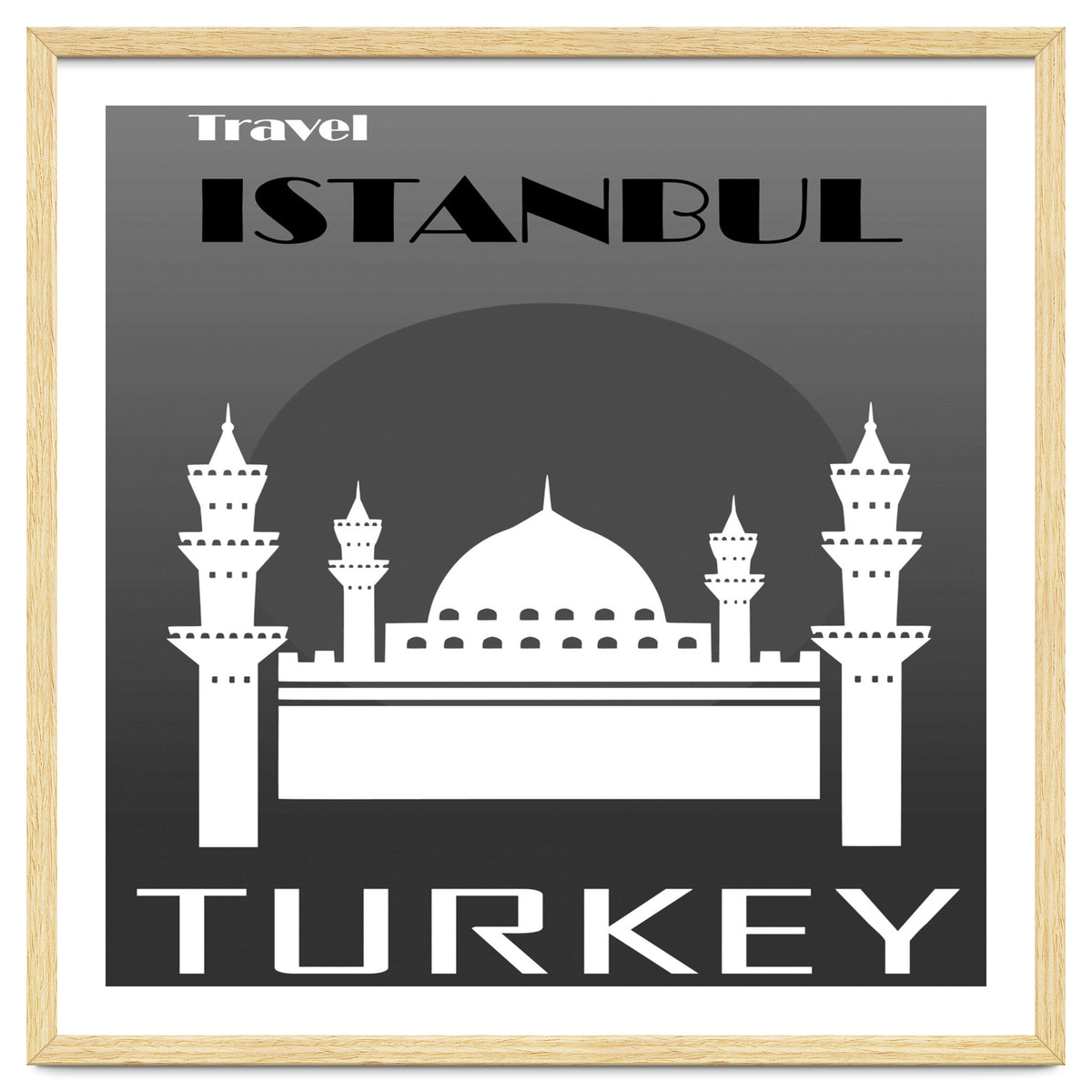 Istanbul Travel Poster