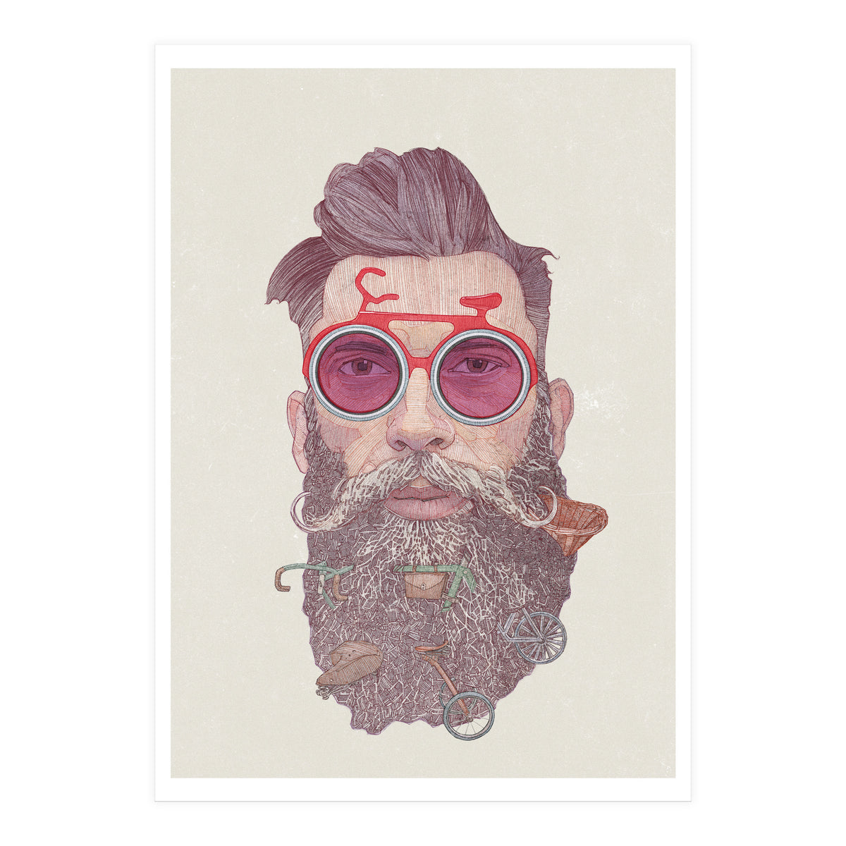 Hipster Dude (Print Only)