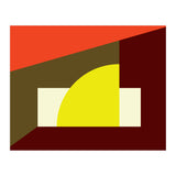 Geometric Shapes No. 9 - yellow, orange & brown (Print Only) thumbnail