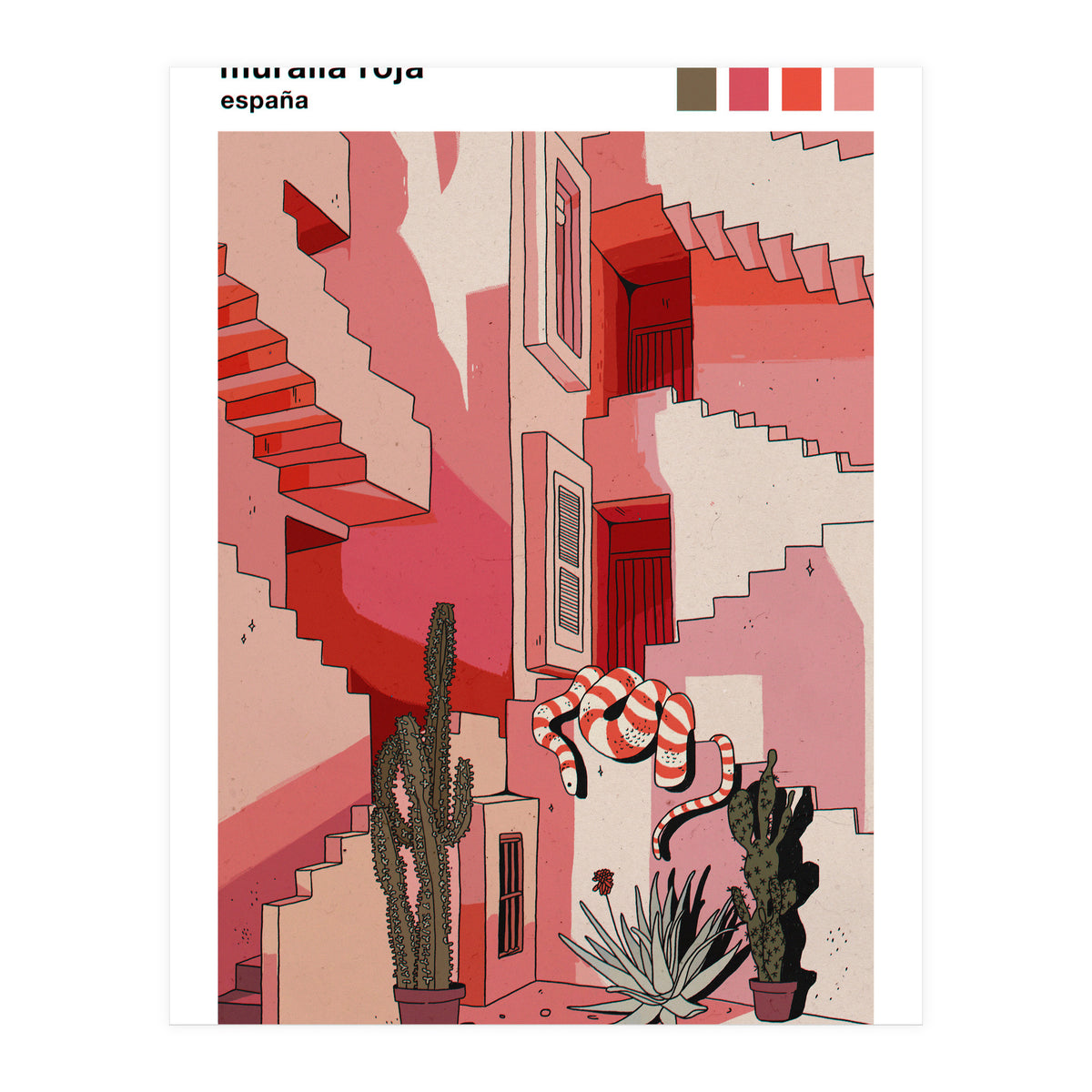 Muralla Roja (Print Only)