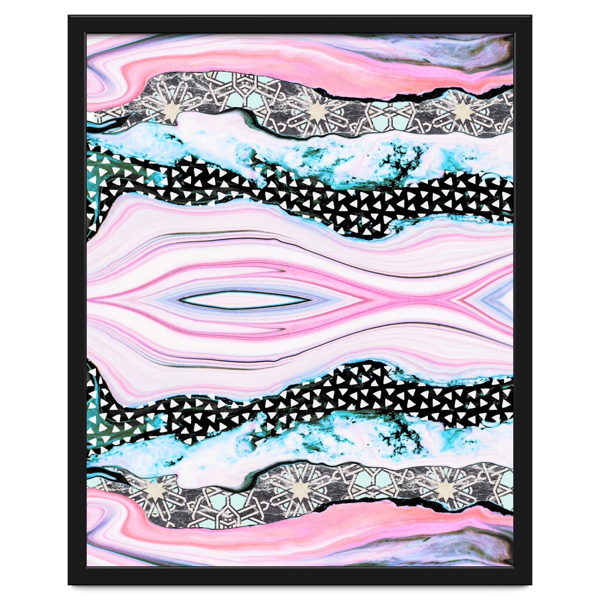 Abstract shapes of marble and patterns