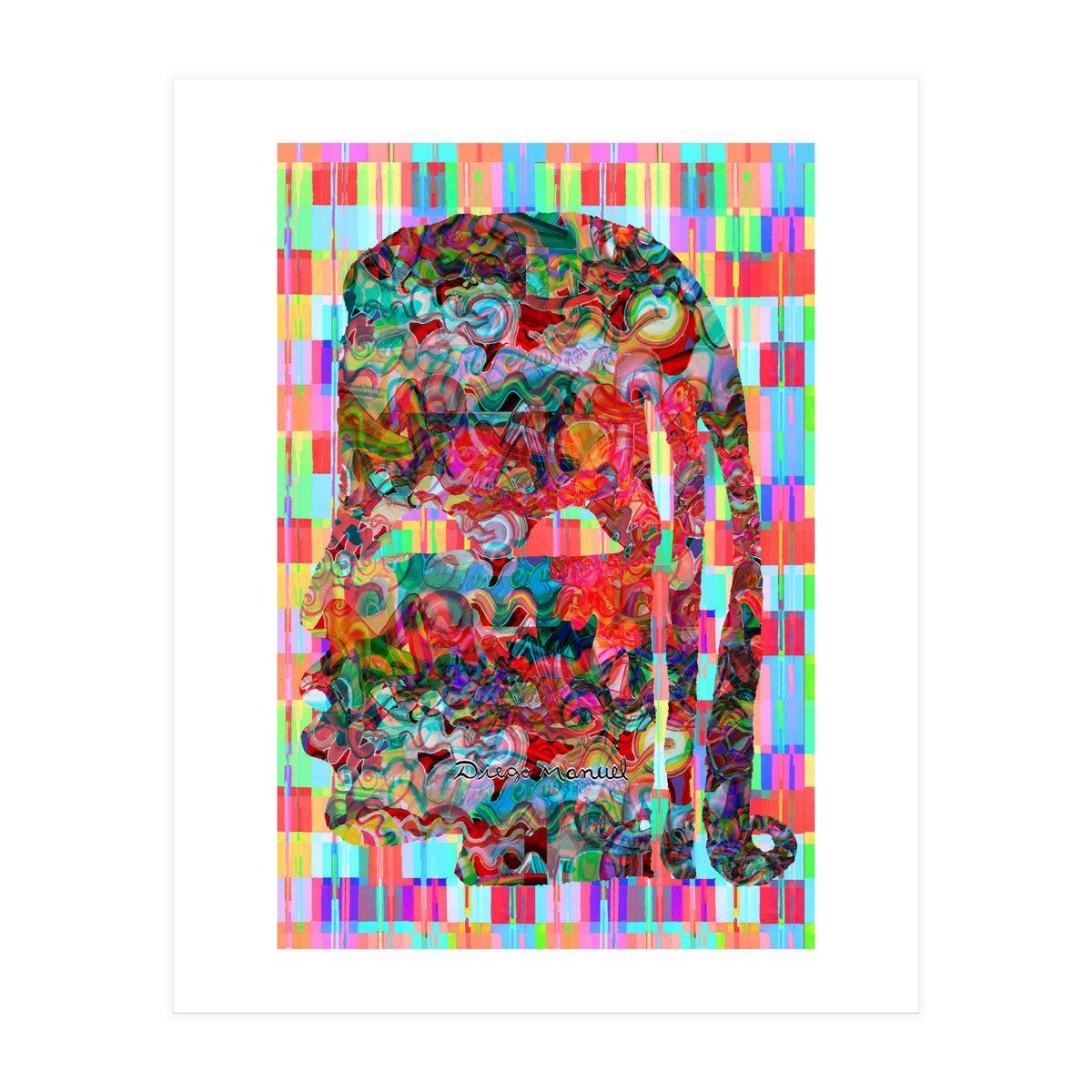 Abstracto Pop Nuevo B Nuevo 4 (Print Only)