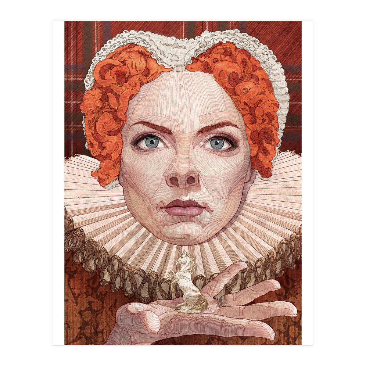 Mary, Queen Of Scots Illustration (Print Only)