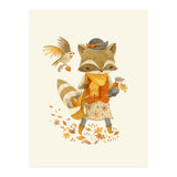 Rebecca The Radish Raccoon (Print Only) thumbnail