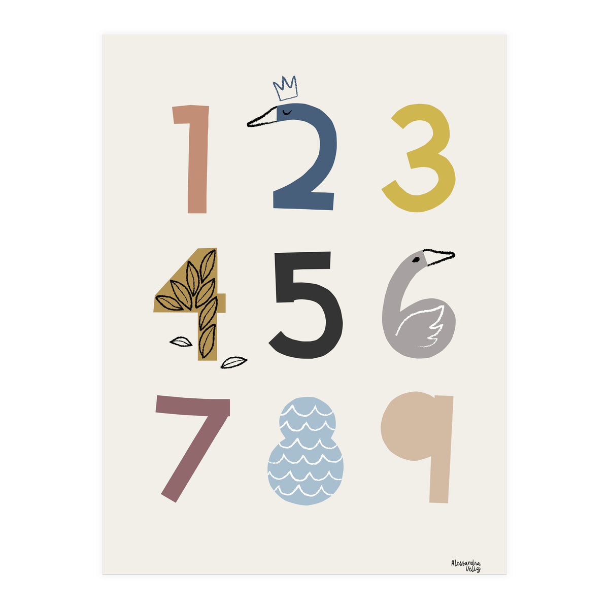 Numbers & Swans (Print Only)
