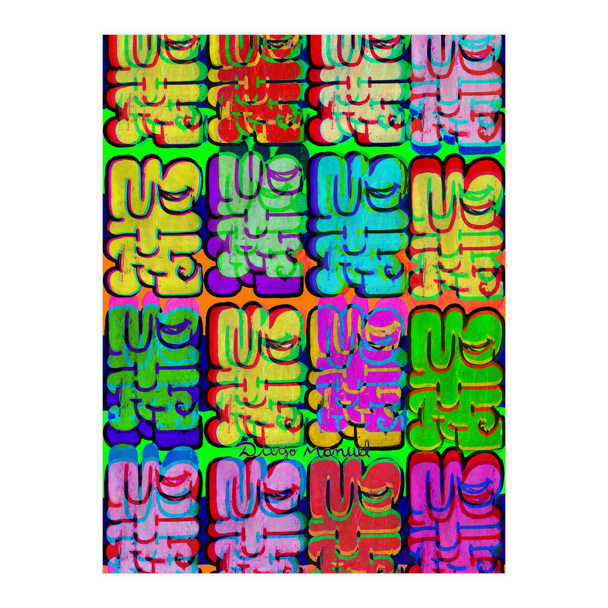 Graffitis 2021 Tapiz 120 (Print Only)