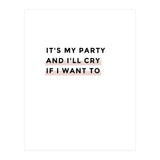 IT'S MY PARTY (Print Only) thumbnail