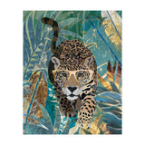Jaguar in the gold and green tropical jungle (Print Only) thumbnail
