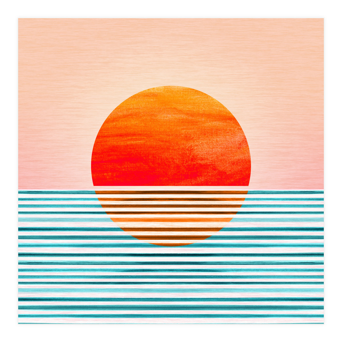 Minimalist Sunset III (Print Only)
