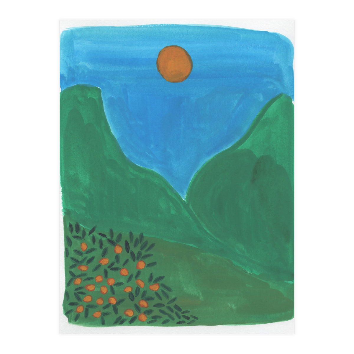 Oranges Field (Print Only)