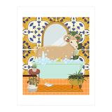 Ram Bathing in Moroccan Style Bathroom (Print Only) thumbnail