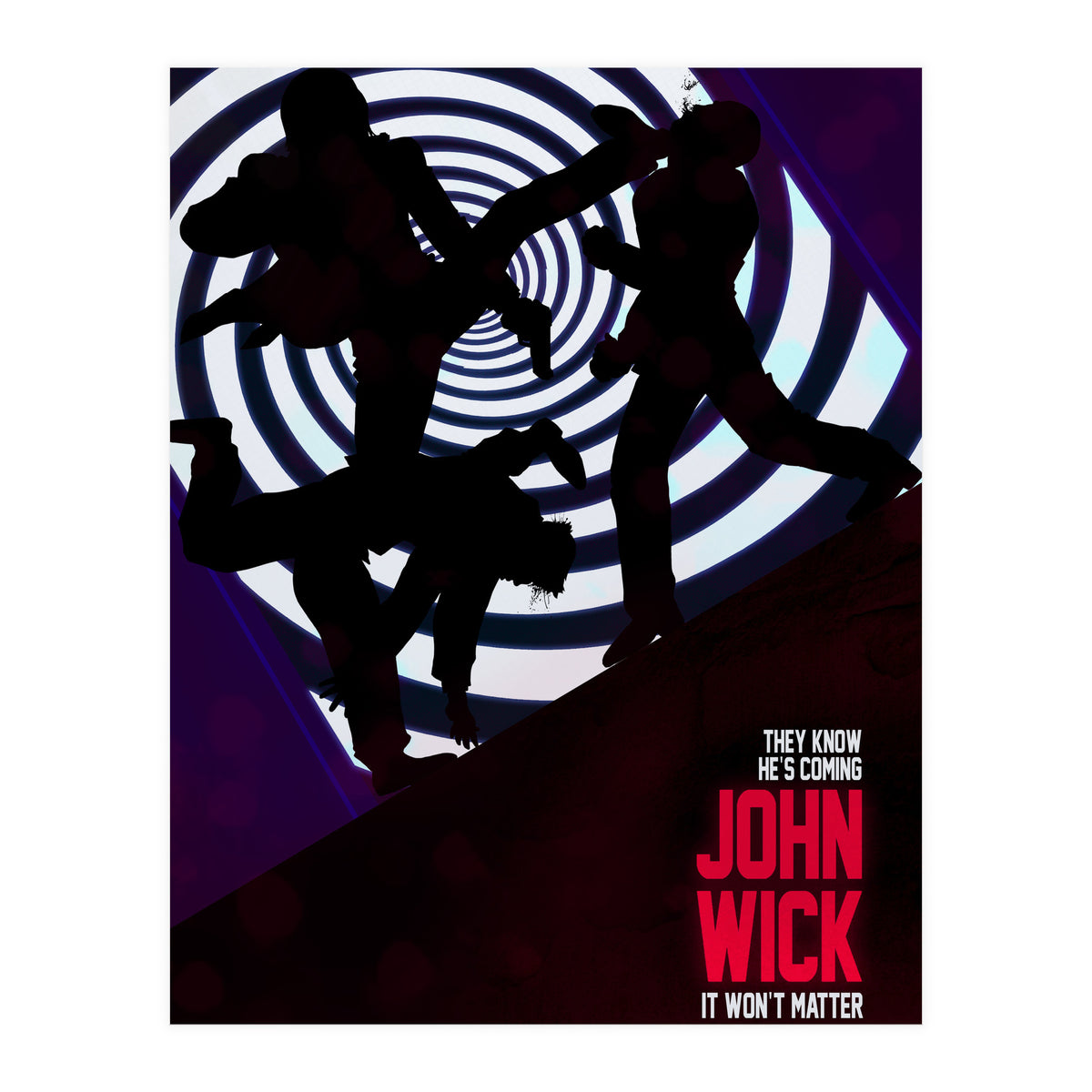 John Wick Minimal Movie Poster (Print Only)